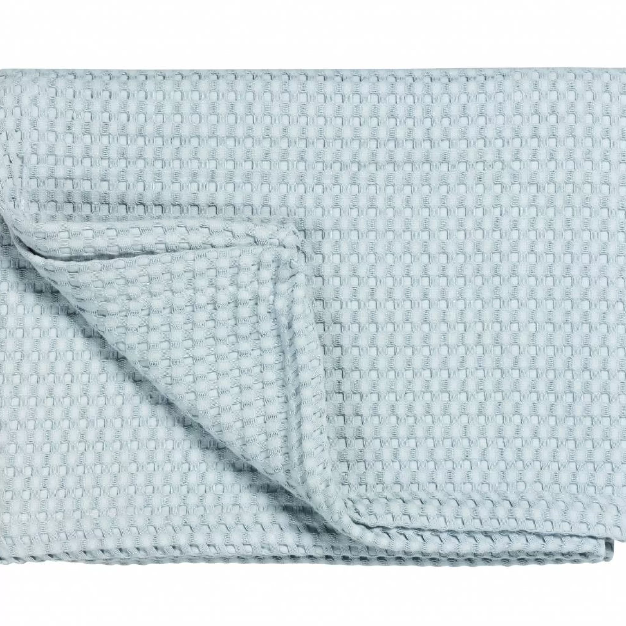 Store Waffle Blanket Pique Home China Blue-406 Light Blue (Blmk16101) Bedspread