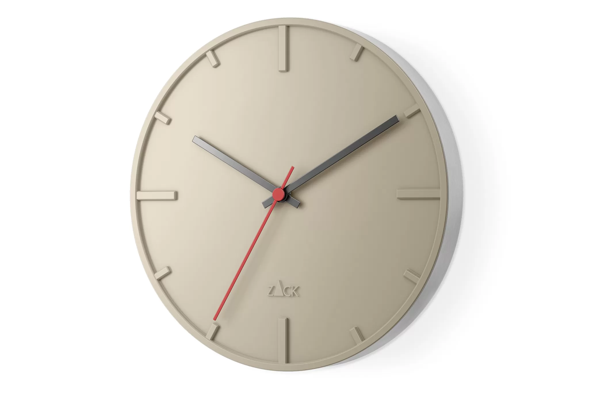 Zack Clock*Wanu Wall Clock 27 Cm (Beige) 60016