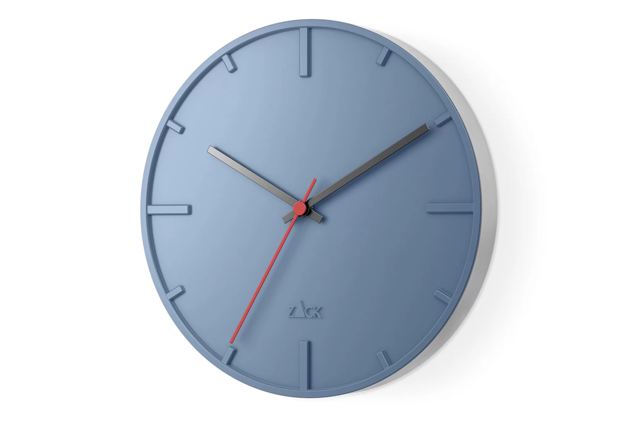Zack Clock*Wanu Wall Clock 27 Cm (Blue) 60017
