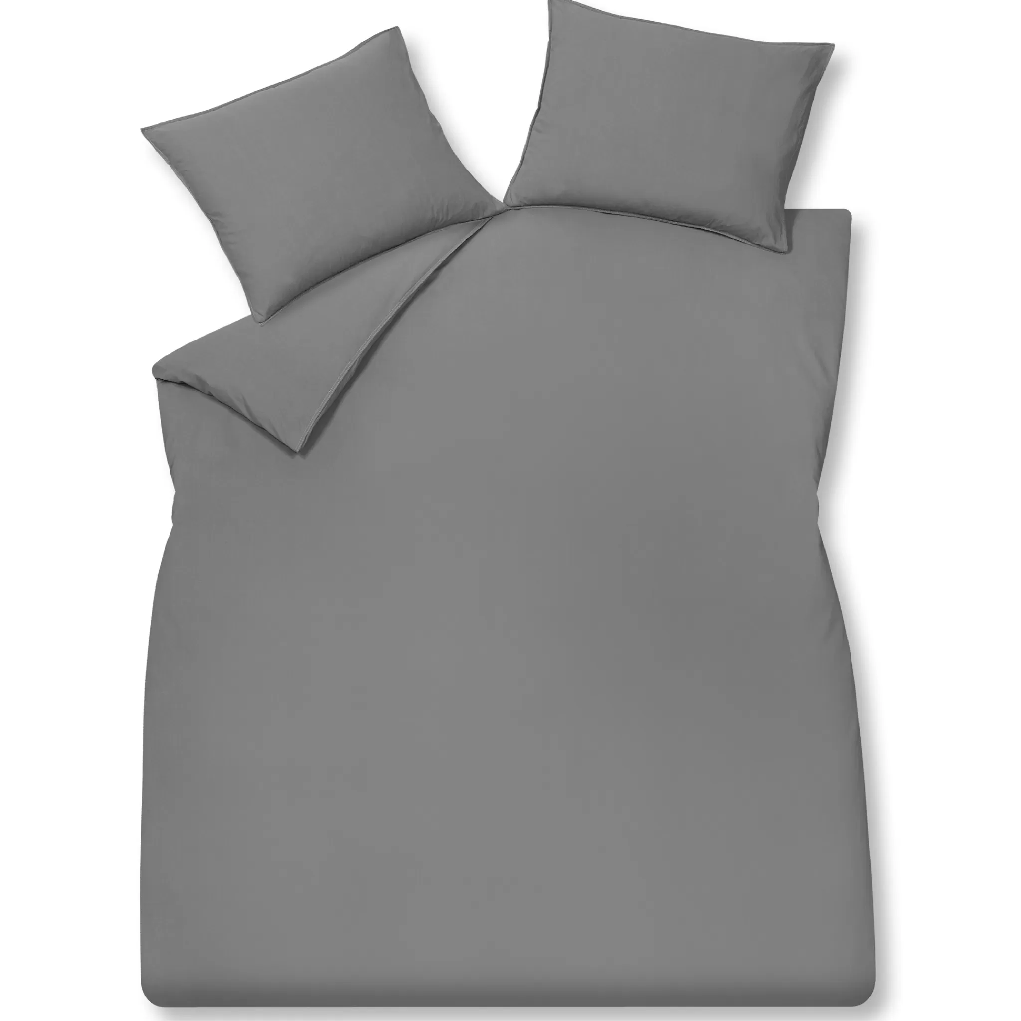 Cheap Washed Cotton Duvet Cover 140X220 Cm Gray (Cotton) Kids
